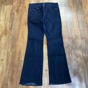 Gap dark wash perfect boot jeans size 32L